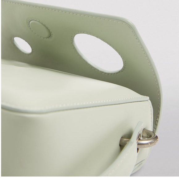 OFF WHITE Leather Burrow 22 Shoulder Bag - Picture 3 of 13